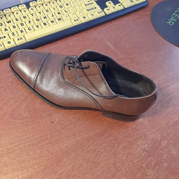 To Boot New York Adam Derrick Italy Cap Toe Leather Shoe Oxford Size 7 PreLove main image 5